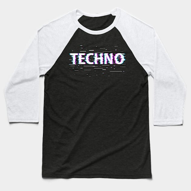 Techno music maximum volume Baseball T-Shirt by albertocubatas